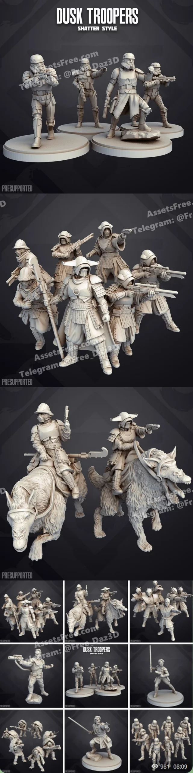 Dusk Troopers 3D print model - Skullforge Studio 2023 10 Psus Scaled.webp