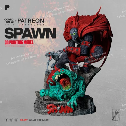 spawn - 3D model for printing | AssetsFree.com