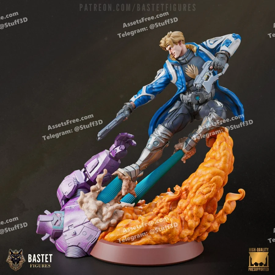 star lord marvel rivals - 3D model for printing | AssetsFree.com