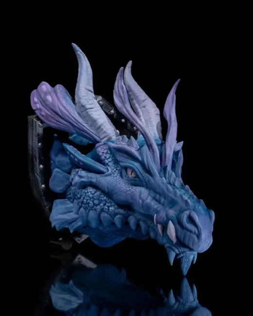 stlflix – wall mount – faerie dragon trophy - 3D model for printing | AssetsFree.com