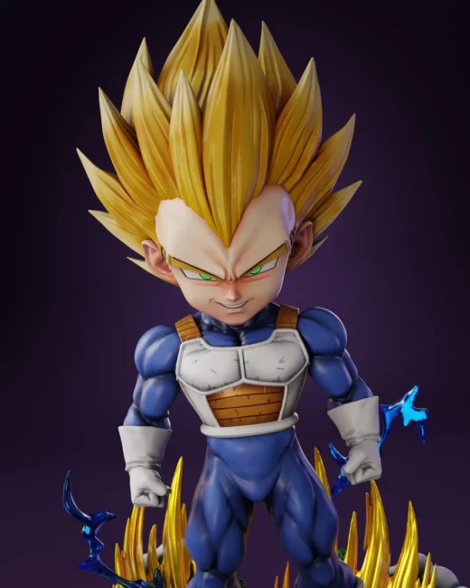 super vegeta - 3D model for printing | AssetsFree.com