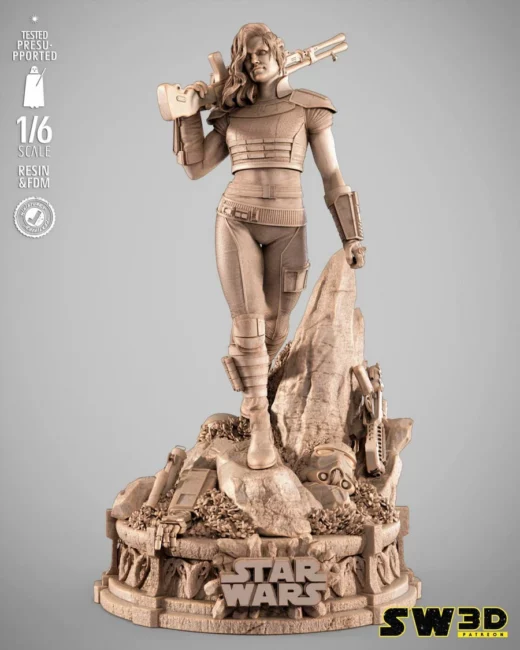sw3d – cara dune sculpture - 3D model for printing | AssetsFree.com