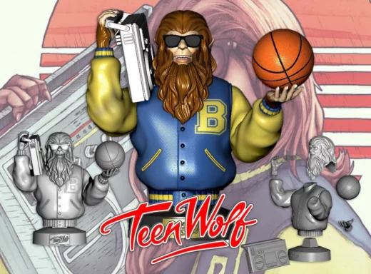 teen wolf bust - 3D model for printing | AssetsFree.com