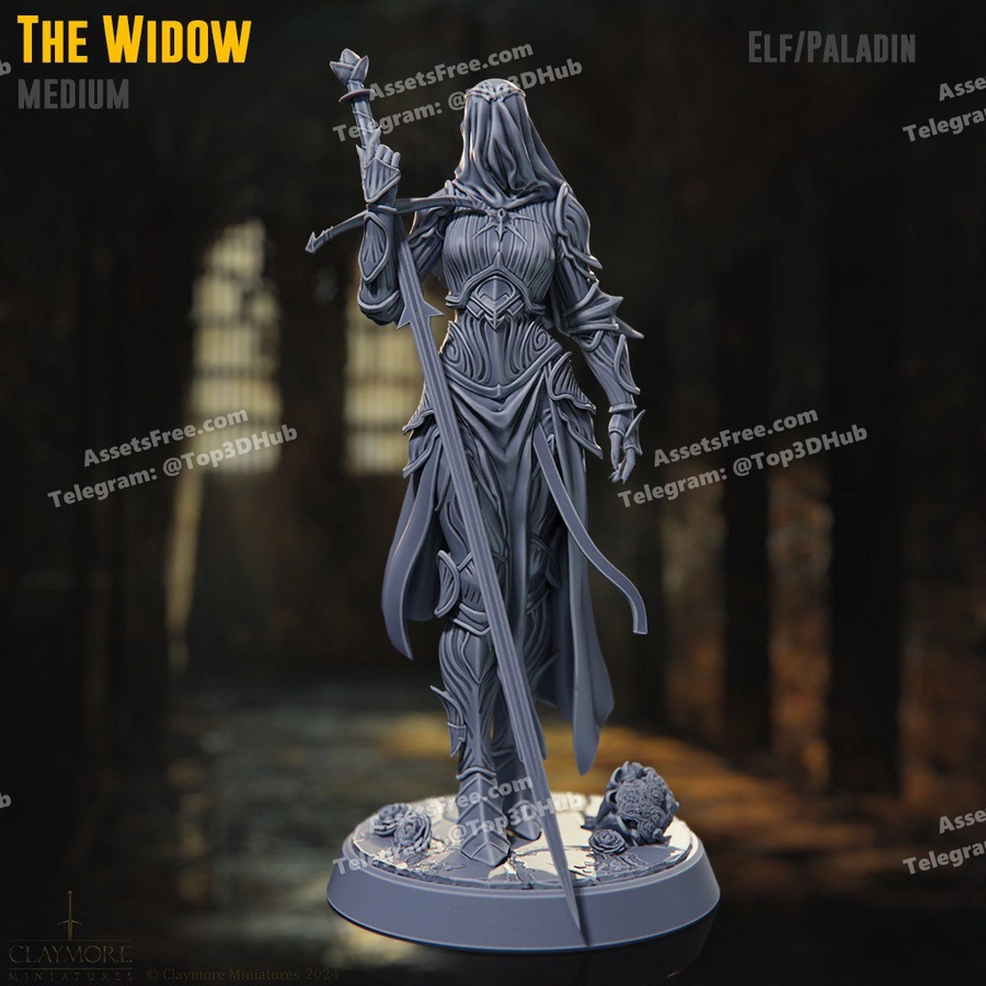 the widow – m hero – STL 3D Print Model | AssetsFree.com the widow – m hero - 3D model for printing | AssetsFree.com
