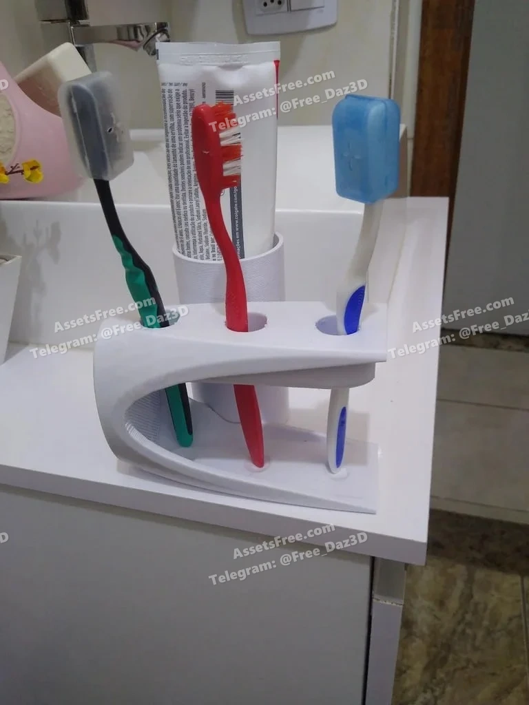 tooth_brush_holder_by_soler_-_6512135 - 3D model for printing | AssetsFree.com