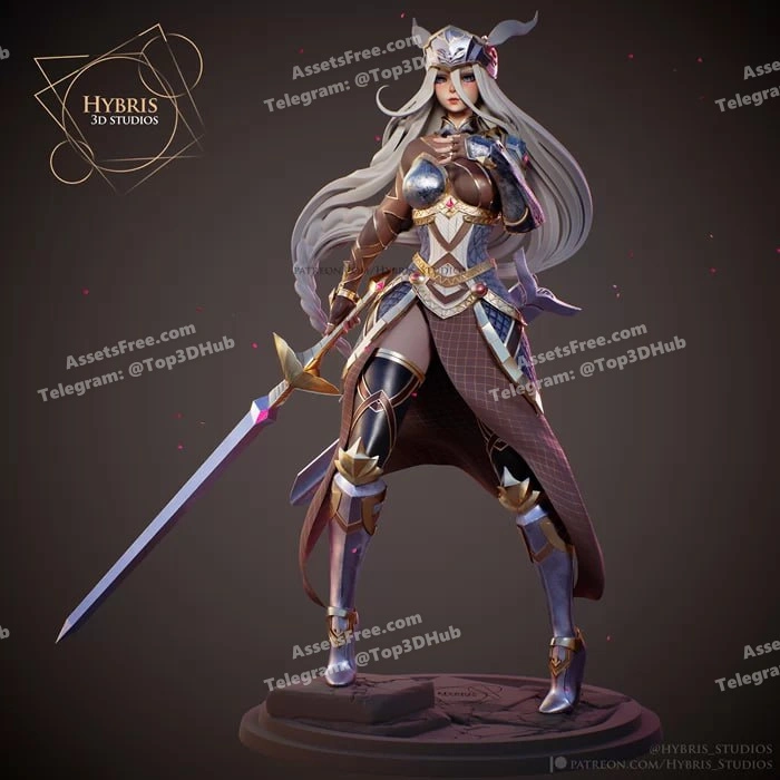 valkyrie_profile_leneth_hybris_studios – STL 3D Print Model | AssetsFree.com valkyrie_profile_leneth_hybris_studios - 3D model for printing | AssetsFree.com