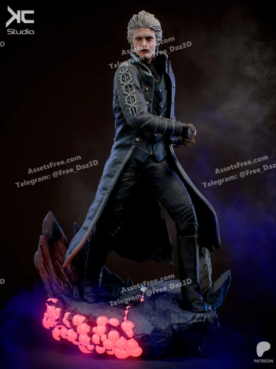 virgil – devi may cry - 3D model for printing | AssetsFree.com