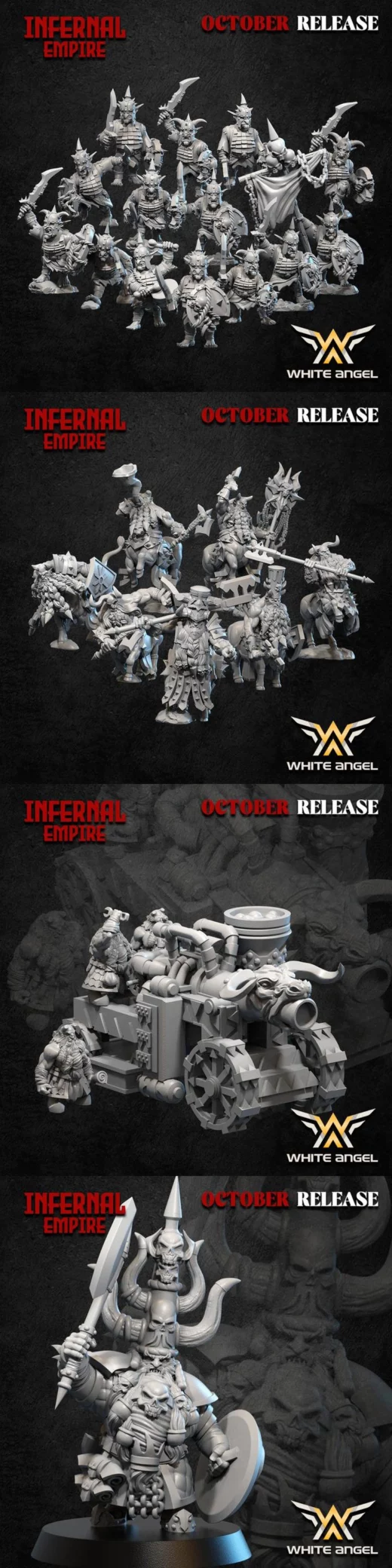 white angel miniatures infernal empire - 3D model for printing | AssetsFree.com