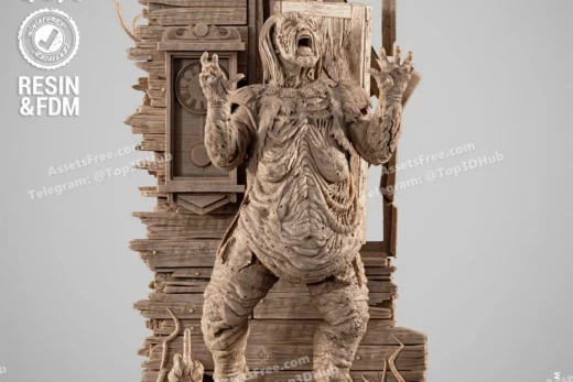 wicked henrietta sculpture - 3D model for printing | AssetsFree.com