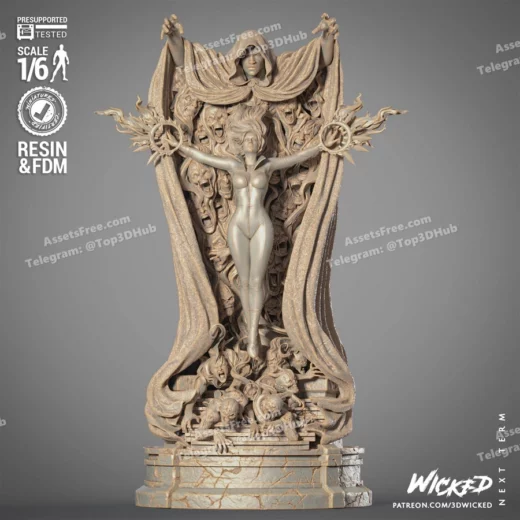wicked – cloak and dagger diorama - 3D model for printing | AssetsFree.com