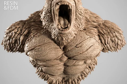 wicked – kong portrait bust - 3D model for printing | AssetsFree.com