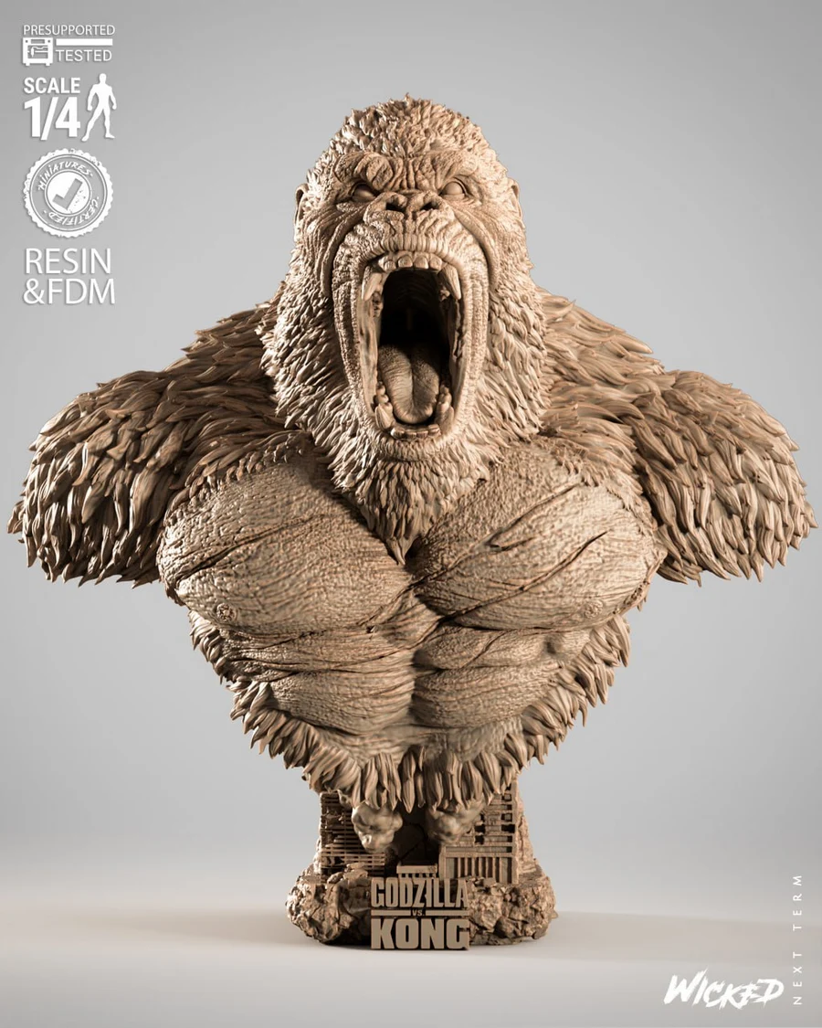 wicked – kong portrait bust - 3D model for printing | AssetsFree.com