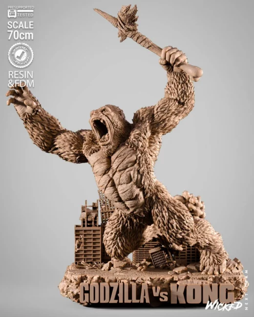 wicked – kong sculpture - 3D model for printing | AssetsFree.com