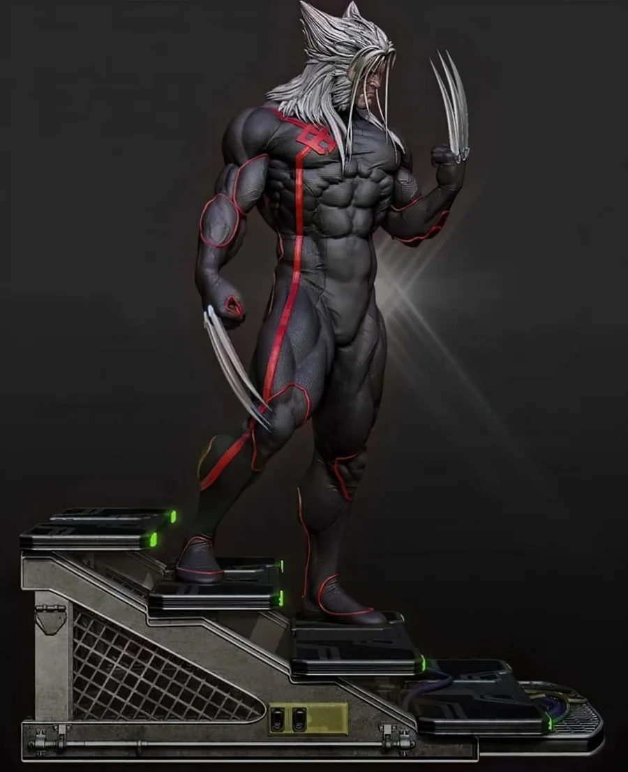 wolverine black - 3D model for printing | AssetsFree.com