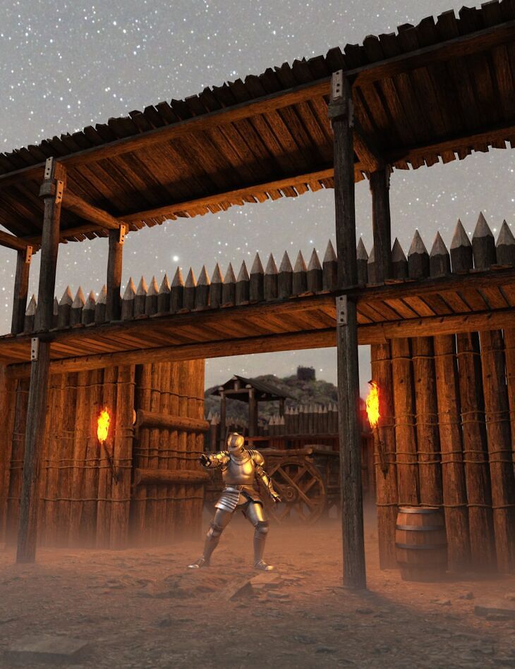 wooden gateways 2 - 3D model for printing | AssetsFree.com