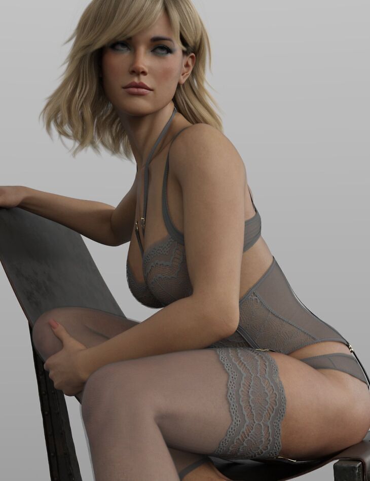 x-fashion belle amour lingerie for genesis 9 and 8 81 female - 3D model for printing | AssetsFree.com