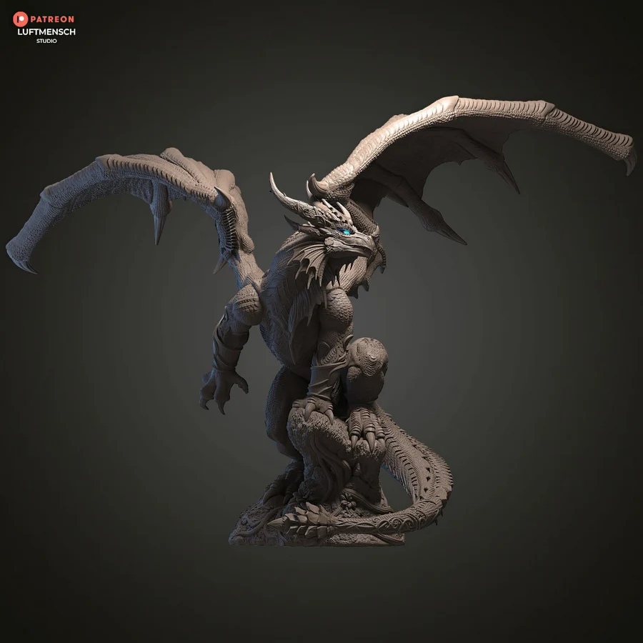 ysera dragon - 3D model for printing | AssetsFree.com