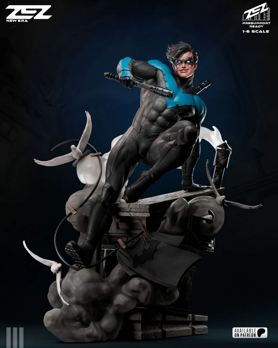 zez studios nightwing - 3D model for printing | AssetsFree.com