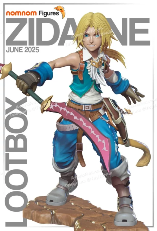 zidane tribal – final fantasy ix - 3D model for printing | AssetsFree.com