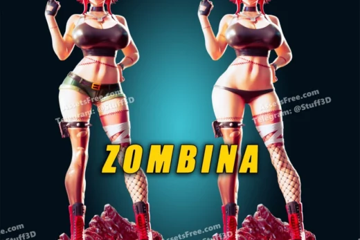 zombina-previews - 3D model for printing | AssetsFree.com