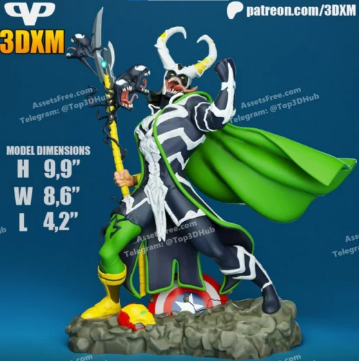 3dxm 2025 06 venomized loki