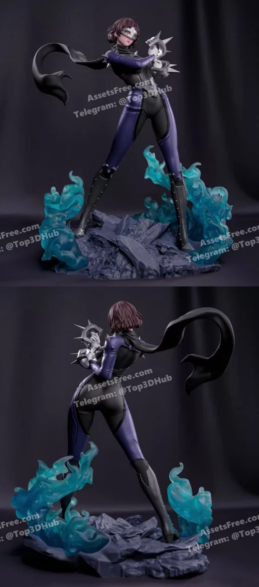 3d pixel makoto niijima persona 5