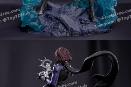 3d pixel makoto niijima persona 5