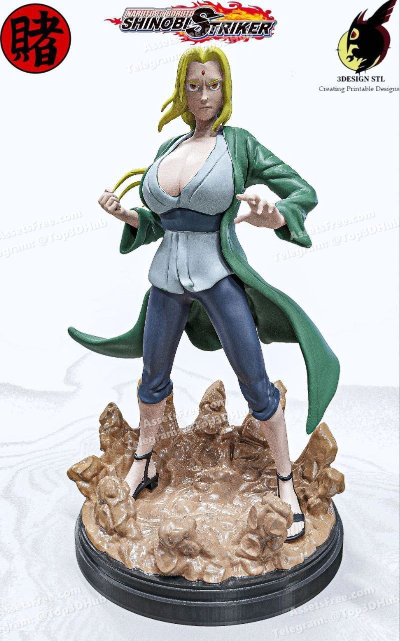 3Design STL – Tsunade – STL 3D Print Model | AssetsFree.com 3design stl tsunade