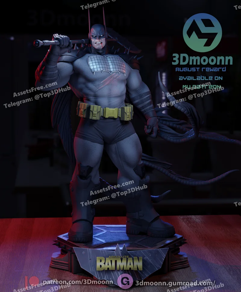 3dmoonn dc absolute batman