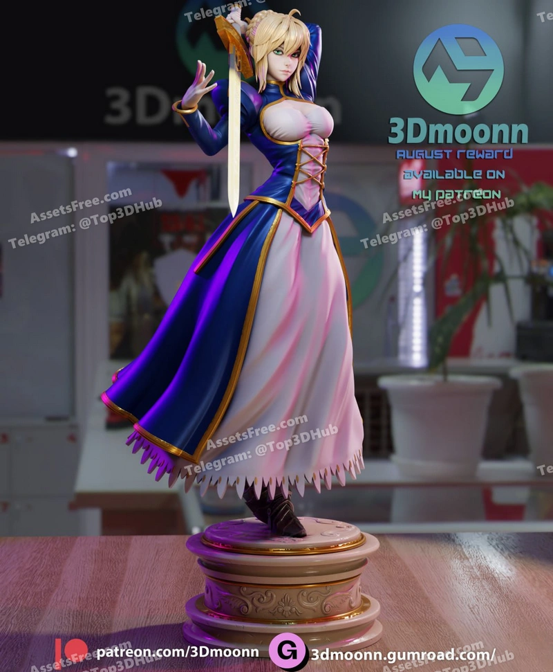 3Dmoonn – DC – Saber – STL 3D Print Model | AssetsFree.com 3dmoonn dc saber