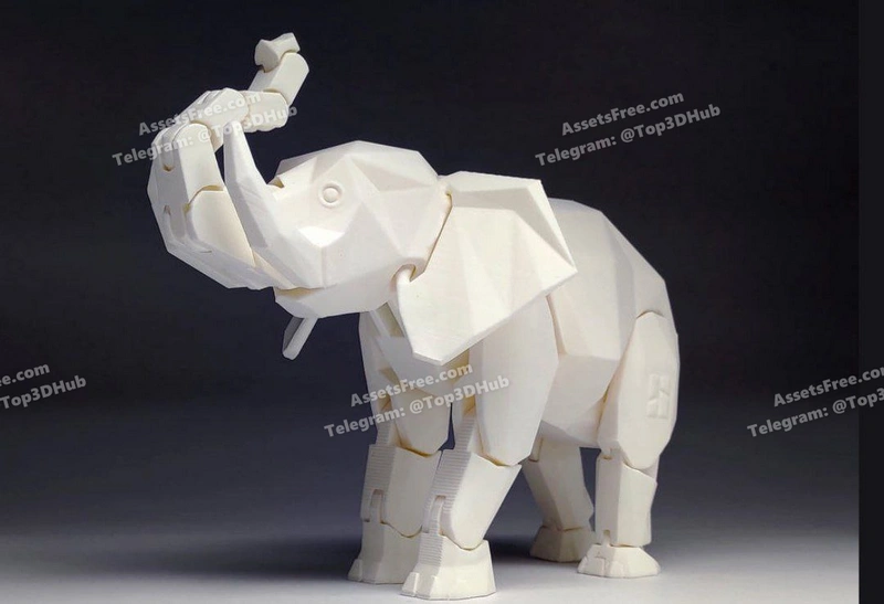 7332_BLANK ELEPHANT – STL 3D Print Model | AssetsFree.com 7332 blank elephant