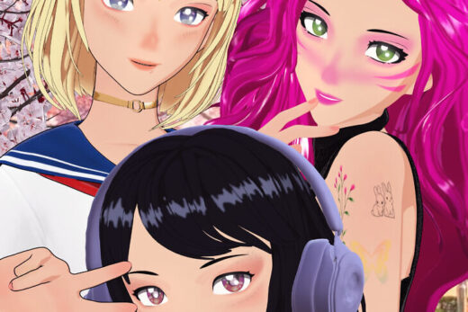 A glow lie makeup for genesis 9 toon