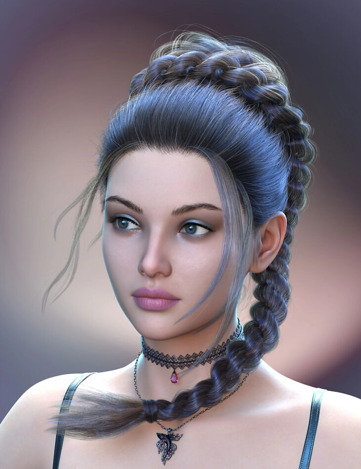 Alo ione hair for genesis 9, 8 and 8.1 females