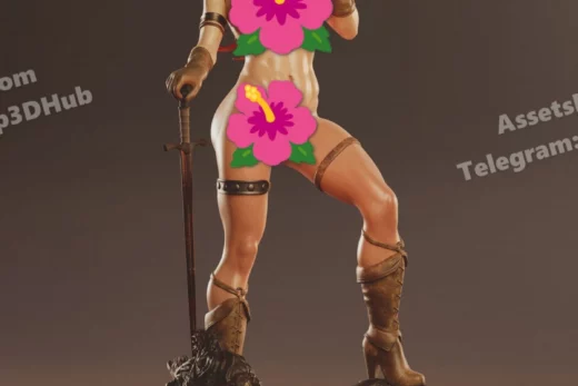 Abe3d marvel red sonja (nsfw parts)