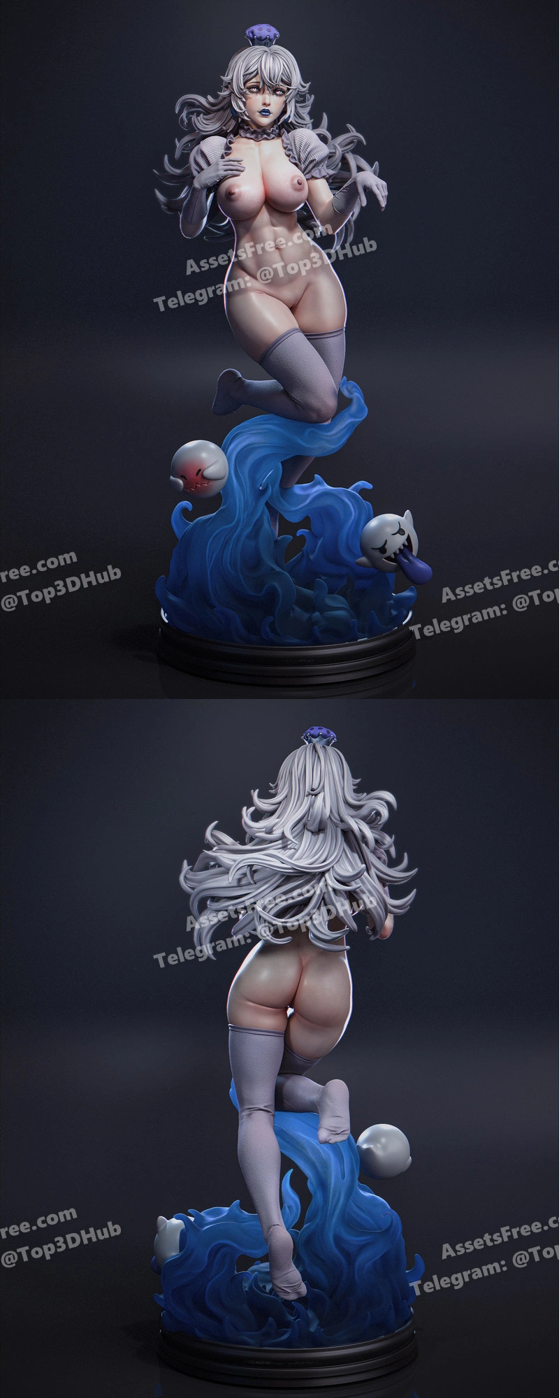 Abe3D – Super Mario – Boosett (NSFW Parts) – STL 3D Print Model | AssetsFree.com Abe3d super mario boosett (nsfw parts)