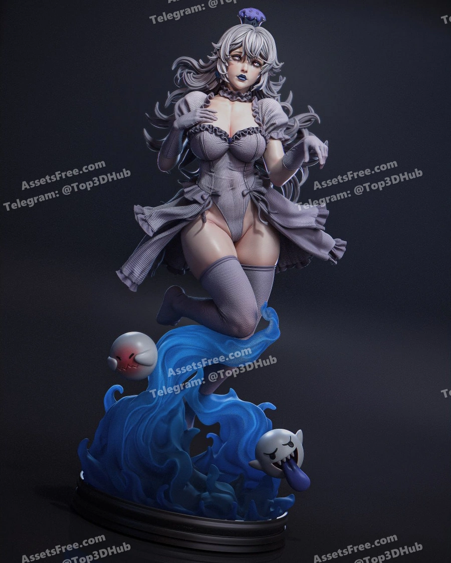 Abe3D – Super Mario – Boosette – STL 3D Print Model | AssetsFree.com Abe3d super mario boosette