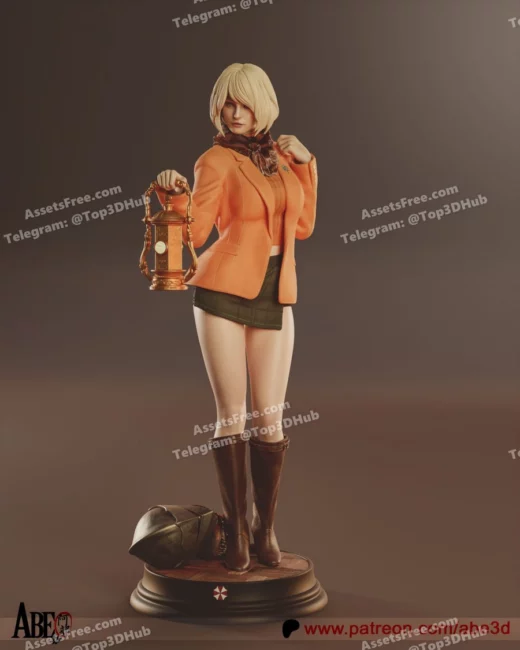 Abe3d resident evil ashley graham