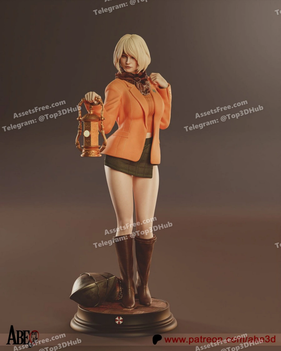 Abe3d resident evil ashley graham