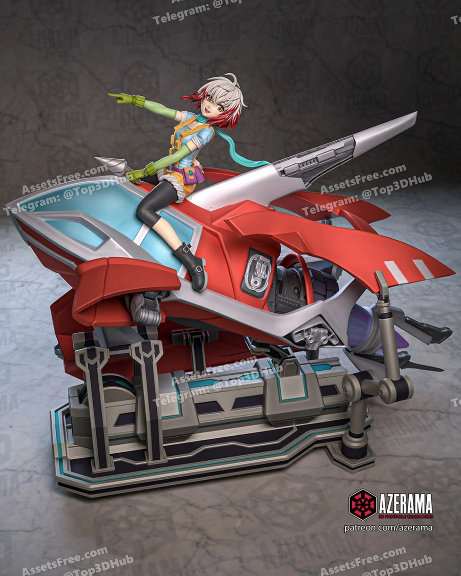 Azerama – Tales of Graces – Pascal – STL 3D Print Model | AssetsFree.com Azerama tales of graces pascal