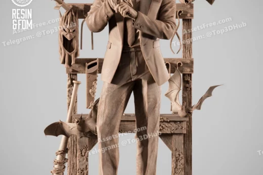 B3dserk black mask sculpture