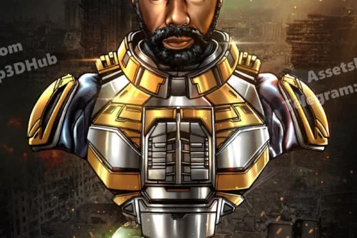 B3dserk bloodsport portrait bust