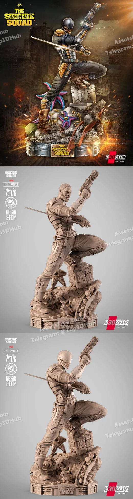 B3dserk bloodsport sculpture