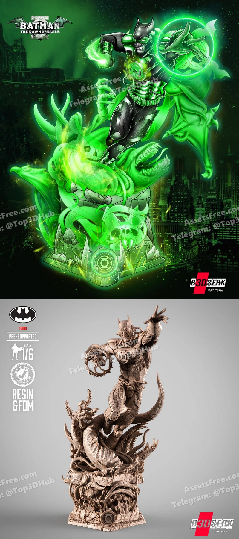 B3dserk dawnbreaker sculpture