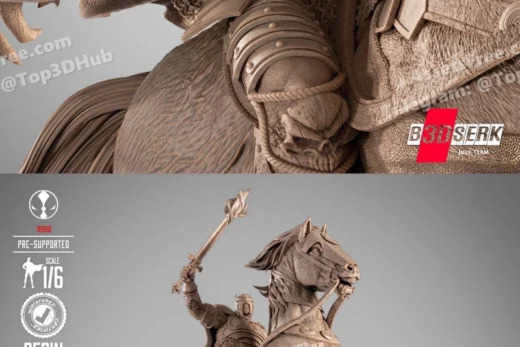 B3dserk medieval spawn sculpture