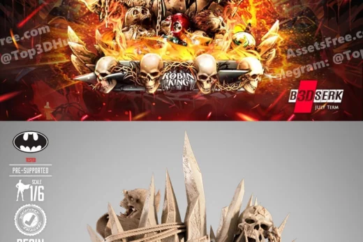 B3dserk robin king sculpture