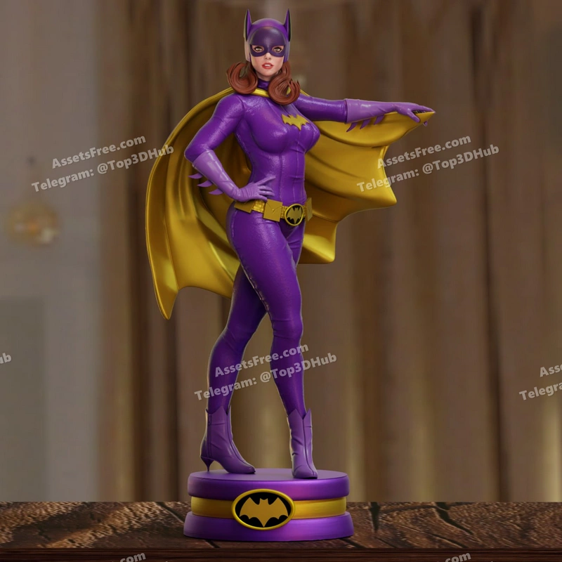 Batgirl 1966 version – 3d print model stl