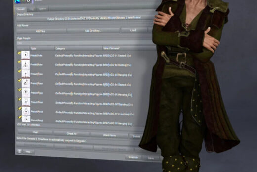 Bone minion batch converter for genesis 9 poses