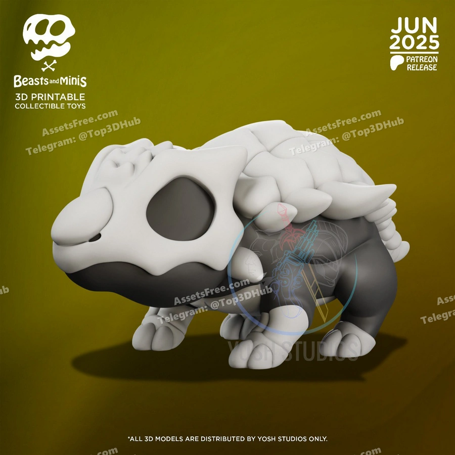 Boreapelta – STL 3D Print Model | AssetsFree.com Boreapelta