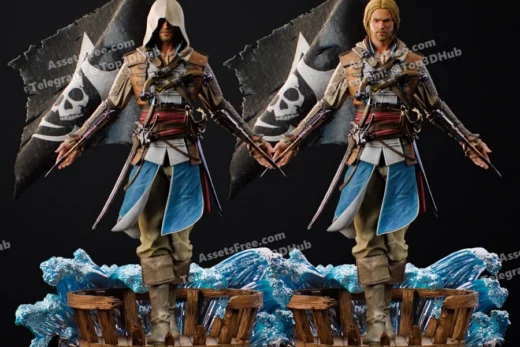 Bulkamancer sculpts edward kenway assassin's creed black flag