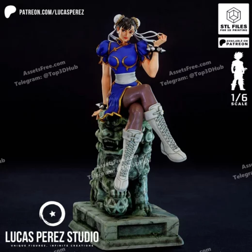 Chun li 1 6 stl